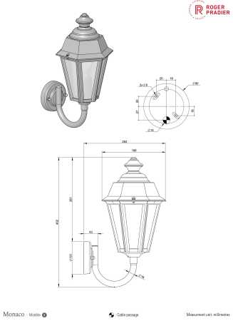 kleine Wandlampe außen